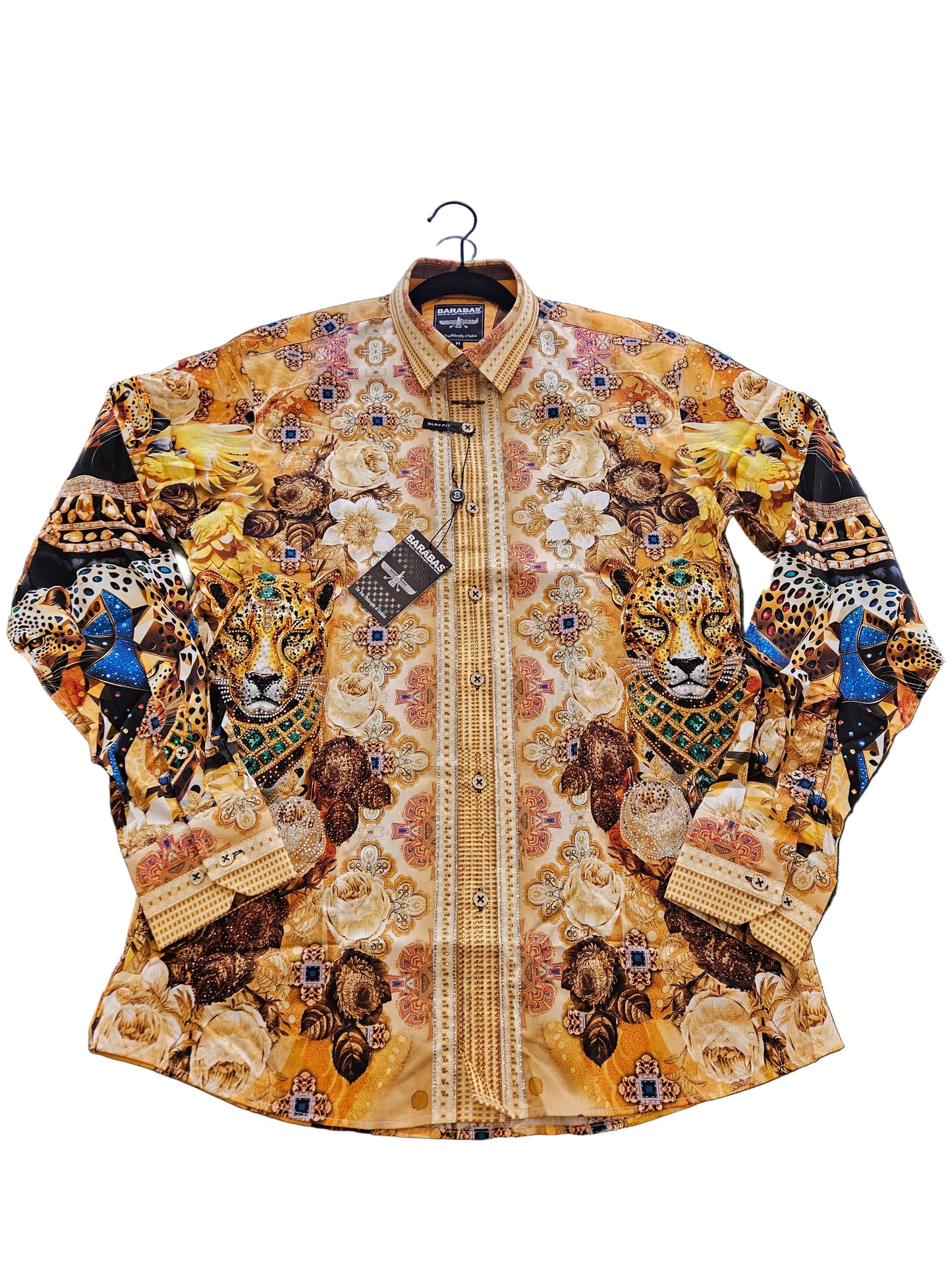 Barabas rhinestone dress shirt