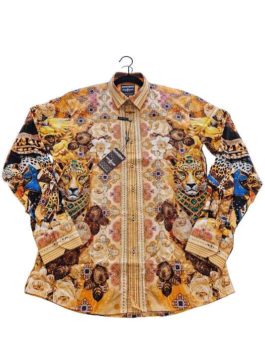 BARABAS Men's Rhinestone Dress Shirt – Galgani Menswear