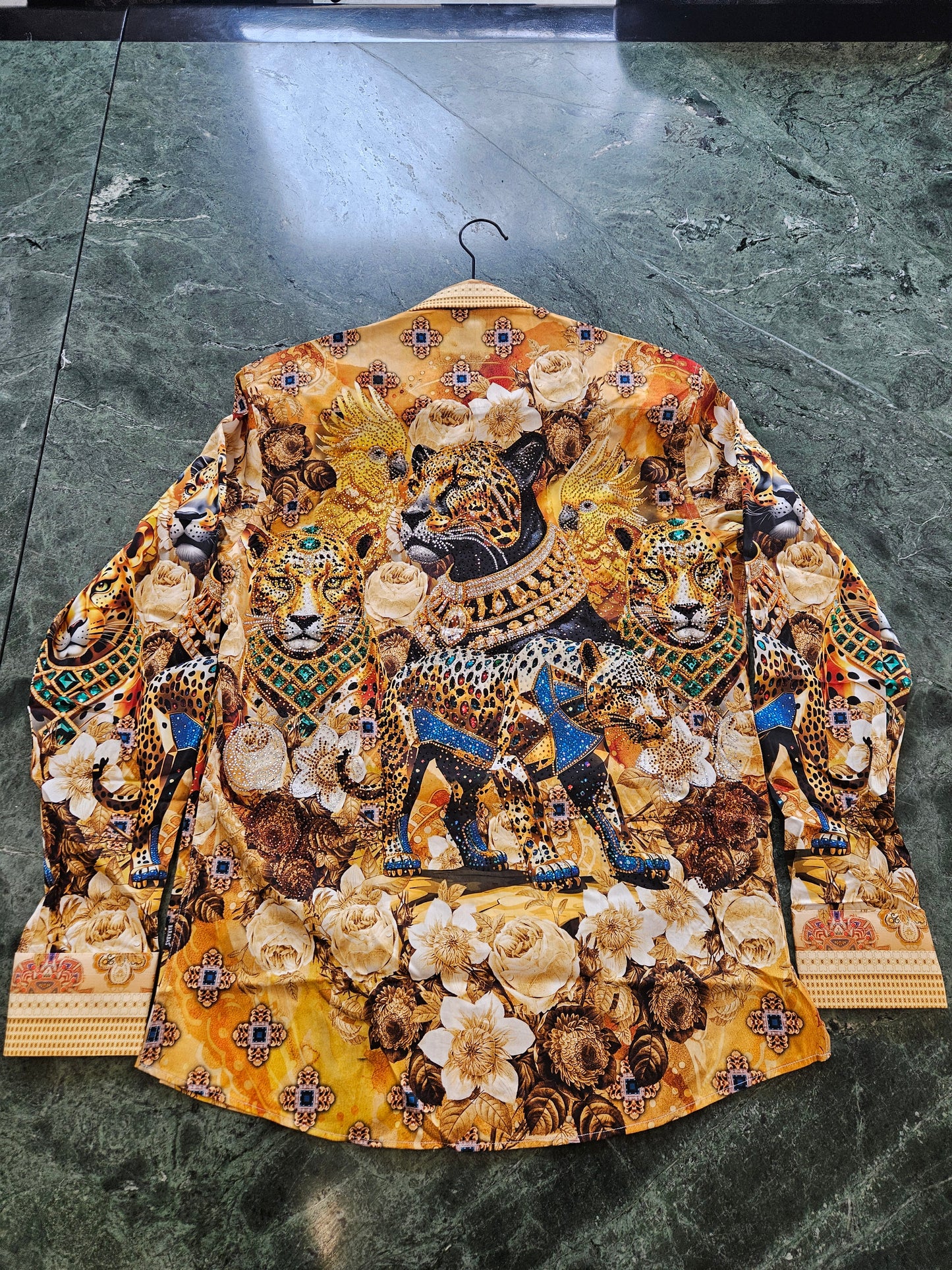 Barabas rhinestone dress shirt