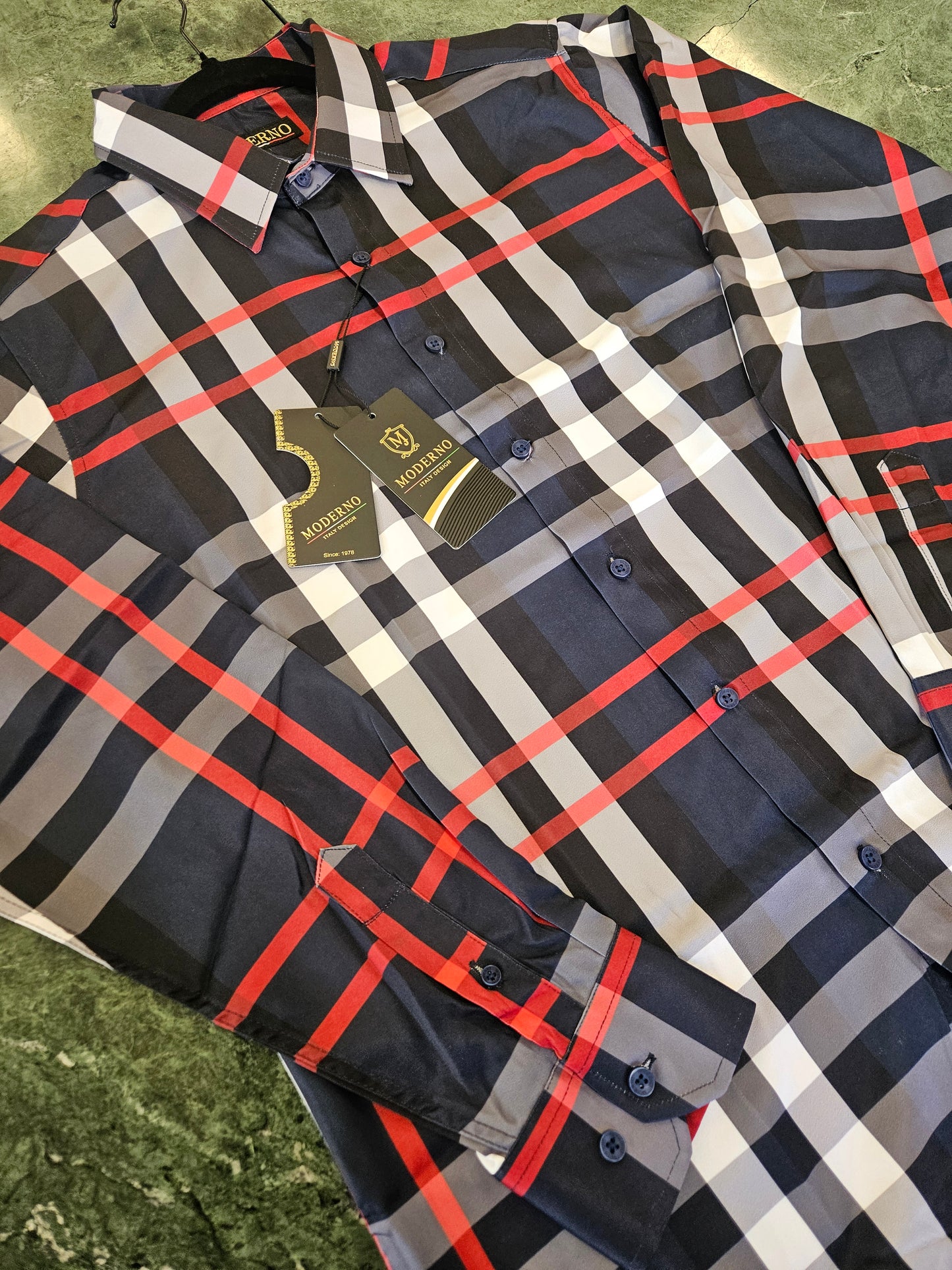 Moderno Men's Premium Button-Up Luxury Shirt – Galgani Menswear