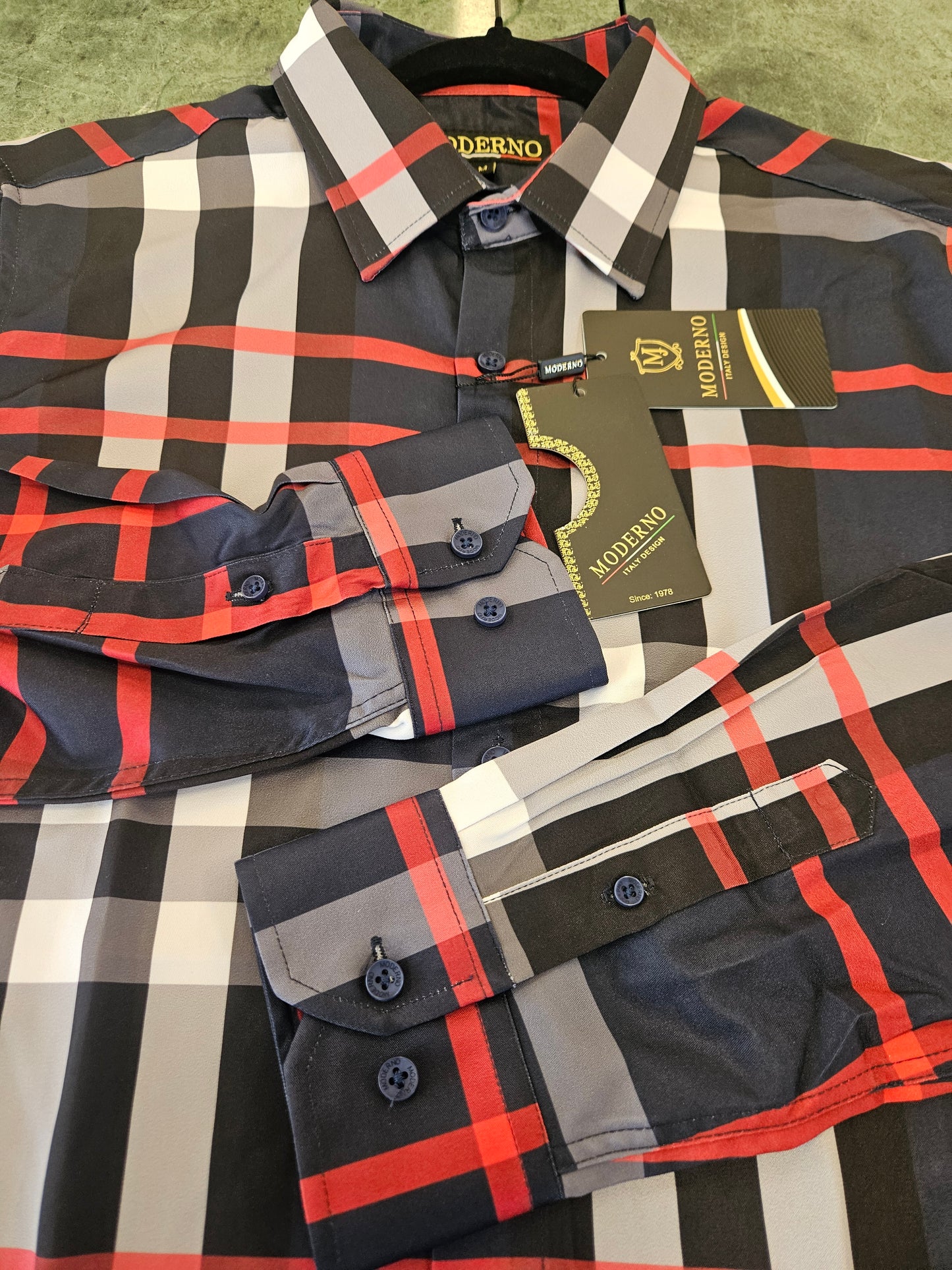 Moderno Men's Premium Button-Up Luxury Shirt – Galgani Menswear