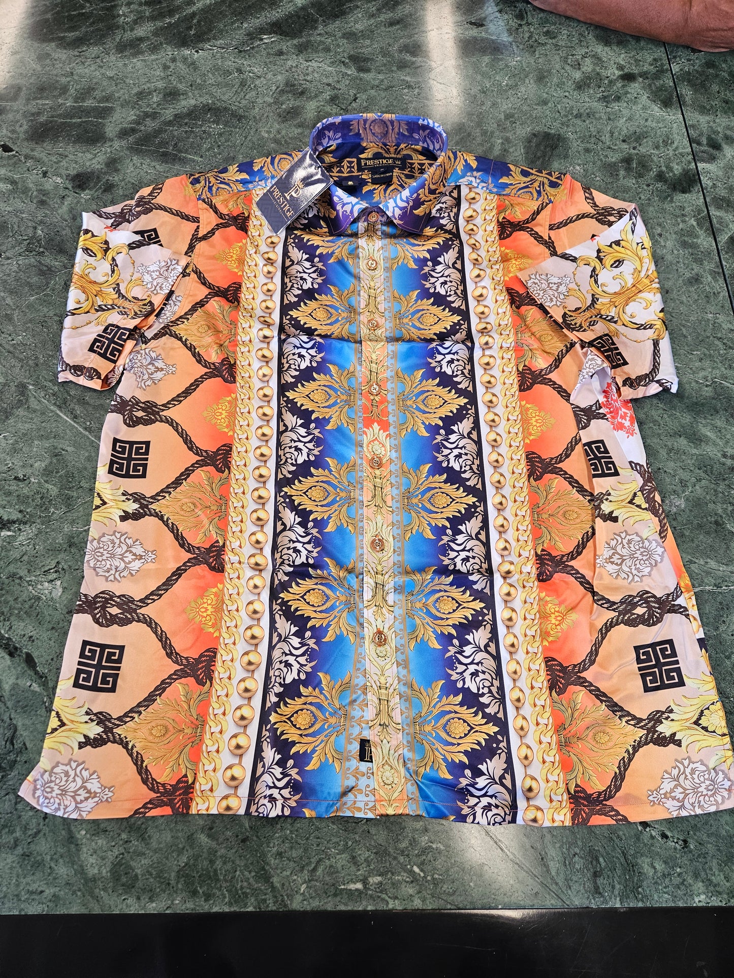 PRESTIGE Luxury Rayon Short Sleeve Shirt – Stay Cool, Look Sharp